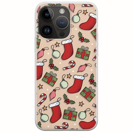 Cute Xmas iPhone 15 Pro Max Flexible TPU (Διάφανη Σιλικόνη)