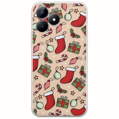 Cute Xmas Realme C51 Flexible TPU (Διάφανη Σιλικόνη)