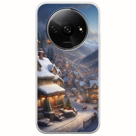 Cozy Christmas Village Xiaomi Redmi A3 Flexible TPU (Διάφανη Σιλικόνη)