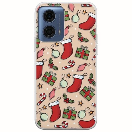 Cute Xmas Motorola Moto G24 Flexible TPU (Διάφανη Σιλικόνη)