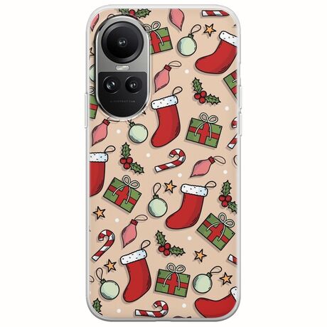 Cute Xmas Oppo Reno 10 Pro 5G Flexible TPU (Διάφανη Σιλικόνη)