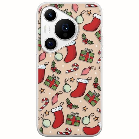 Cute Xmas Huawei Pura 70 Pro Flexible TPU (Διάφανη Σιλικόνη)