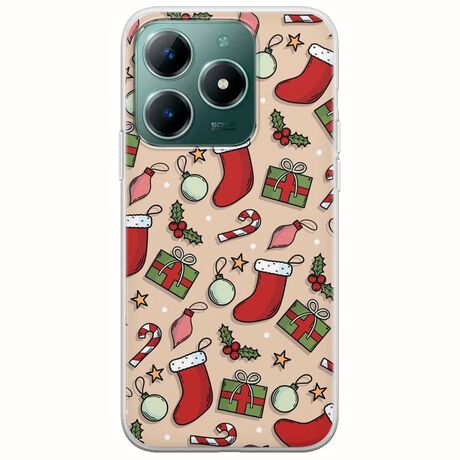 Cute Xmas Realme C61 Flexible TPU (Διάφανη Σιλικόνη)