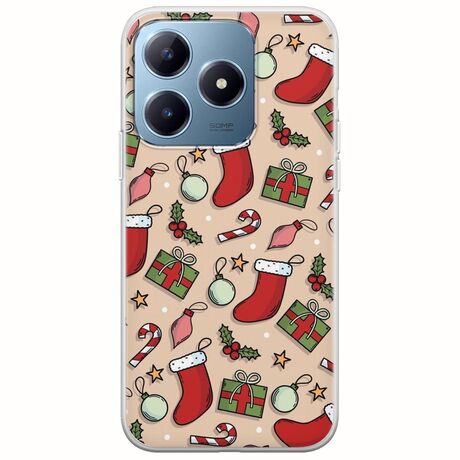 Cute Xmas Realme C63 Flexible TPU (Διάφανη Σιλικόνη)