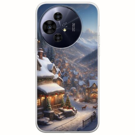Cozy Christmas Village TCL 50 PRO NXTPAPER 5G Flexible TPU (Διάφανη Σιλικόνη)