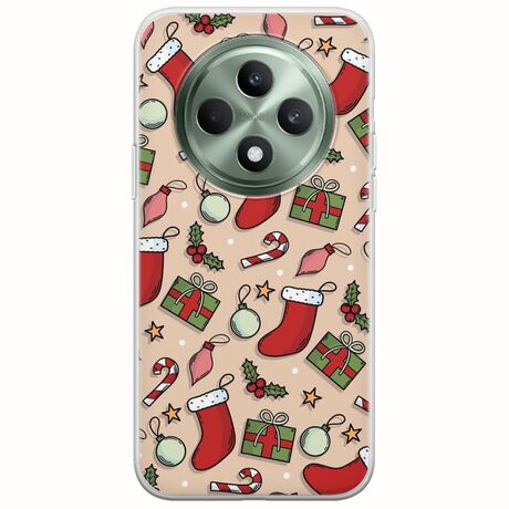 Cute Xmas Oppo Reno 12 FS 5G  Flexible TPU (Διάφανη Σιλικόνη)
