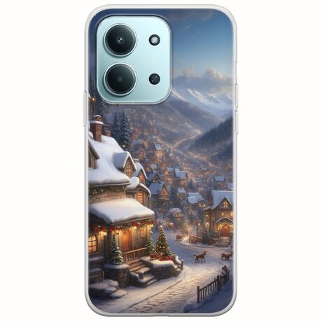 Cozy Christmas Village Xiaomi Redmi 15C Flexible TPU (Διάφανη Σιλικόνη)