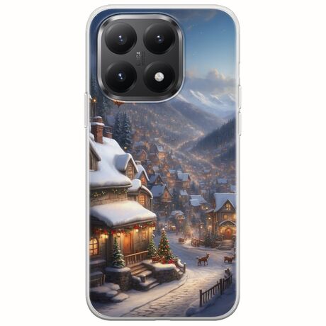 Cozy Christmas Village Xiaomi 15T 5G Flexible TPU (Διάφανη Σιλικόνη)
