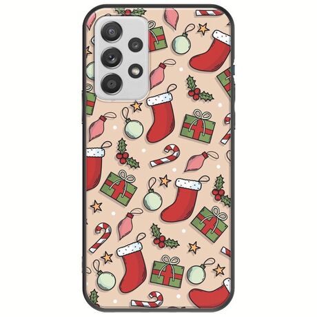 Cute Xmas Samsung Galaxy A32 5G Black TPU (Μαύρη Σιλικόνη)
