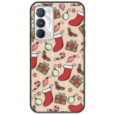 Cute Xmas Realme GT Master Edition Black TPU (Μαύρη Σιλικόνη)