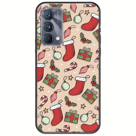 Cute Xmas Realme GT 5G Black TPU (Μαύρη Σιλικόνη)