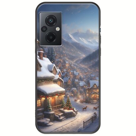 Cozy Christmas Village Xiaomi Poco M5 Black TPU (Μαύρη Σιλικόνη)