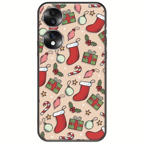 Cute Xmas Honor 70 5G Black TPU (Μαύρη Σιλικόνη)