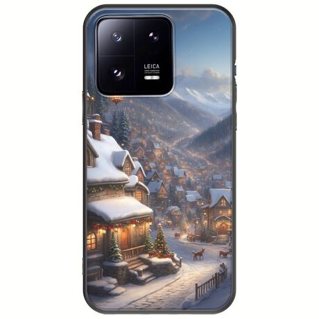 Cozy Christmas Village Xiaomi 13 Pro 5G Black TPU (Μαύρη Σιλικόνη)