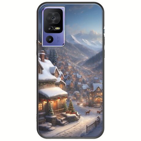 Cozy Christmas Village TCL 40 SE Black TPU (Μαύρη Σιλικόνη)