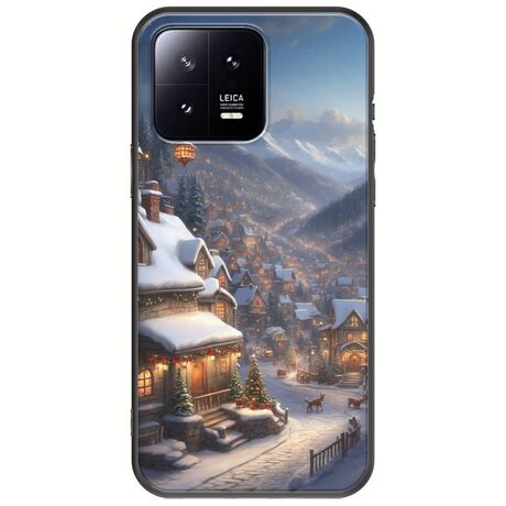 Cozy Christmas Village Xiaomi 13 5G Black TPU (Μαύρη Σιλικόνη)