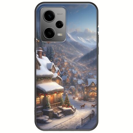 Cozy Christmas Village Xiaomi Poco X5 5G Black TPU (Μαύρη Σιλικόνη)