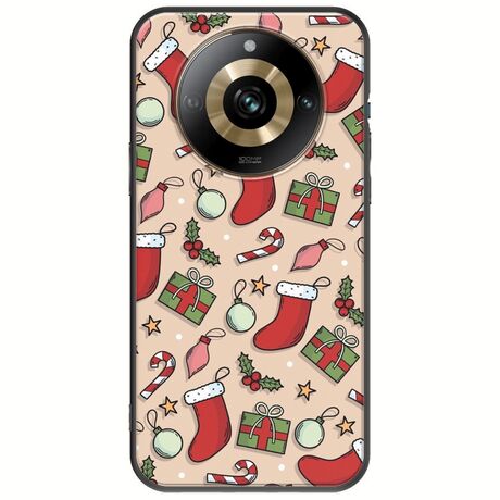 Cute Xmas Realme 11 Pro Plus 5G Black TPU (Μαύρη Σιλικόνη)