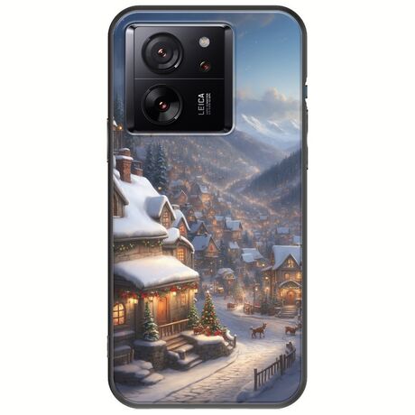 Cozy Christmas Village Xiaomi 13T Pro 5G Black TPU (Μαύρη Σιλικόνη)