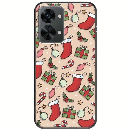 Cute Xmas OnePlus Nord 2T 5G Black TPU (Μαύρη Σιλικόνη)