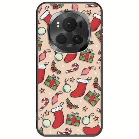 Cute Xmas Honor Magic 6 Pro 5G Black TPU (Μαύρη Σιλικόνη)