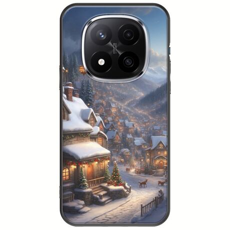 Cozy Christmas Village Xiaomi Poco X7 5G Black TPU (Μαύρη Σιλικόνη)