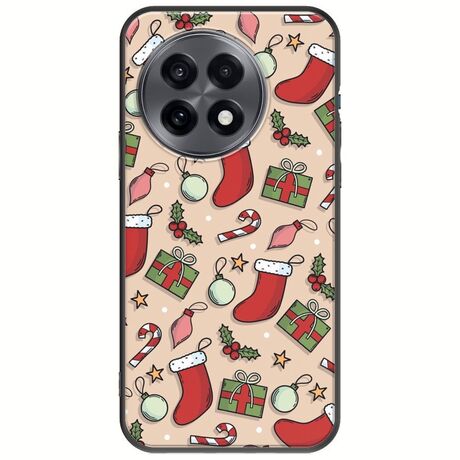 Cute Xmas OnePlus 13R 5G Black TPU (Μαύρη Σιλικόνη)