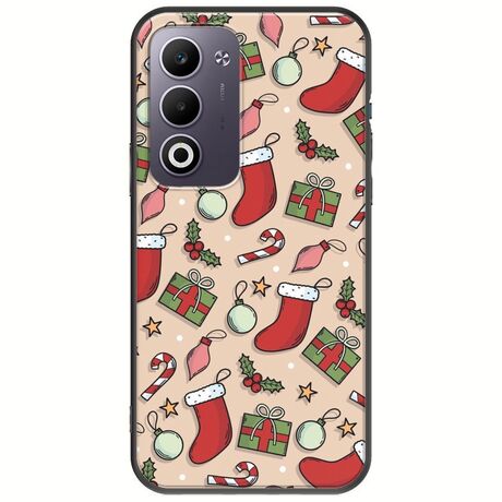 Cute Xmas Oppo A5 4G/5G Black TPU (Μαύρη Σιλικόνη)