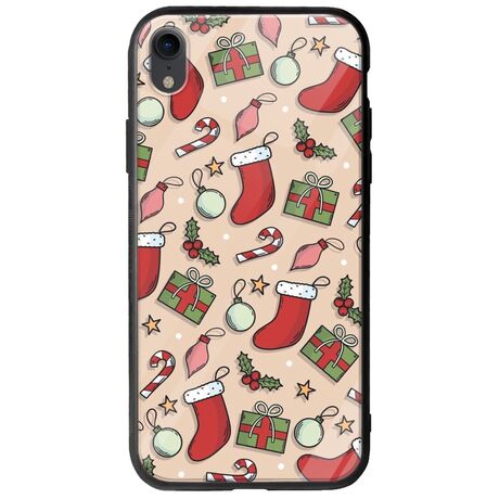 Cute Xmas iPhone XR Groove TPU (Tempered Glass και TPU)