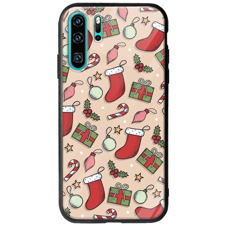 Cute Xmas Huawei P30 Pro Groove TPU (Tempered Glass και TPU)