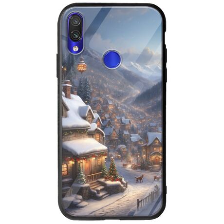 Cozy Christmas Village Xiaomi Redmi Note 7 Groove TPU (Tempered Glass και TPU)
