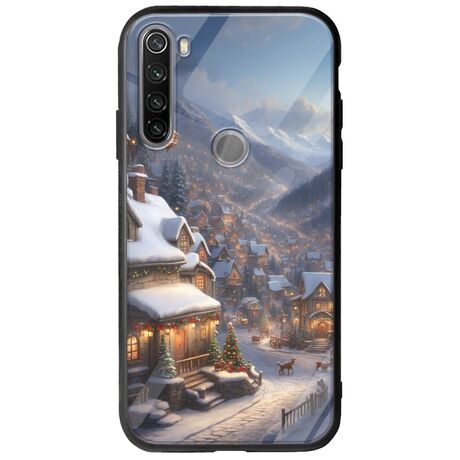 Cozy Christmas Village Xiaomi Redmi Note 8T Groove TPU (Tempered Glass και TPU)