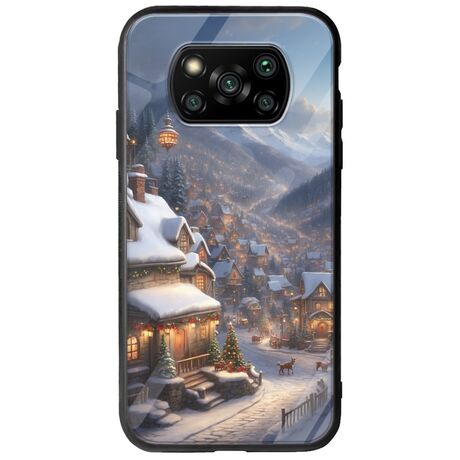 Cozy Christmas Village Xiaomi Poco X3 NFC / X3 Pro Groove TPU (Tempered Glass και TPU)