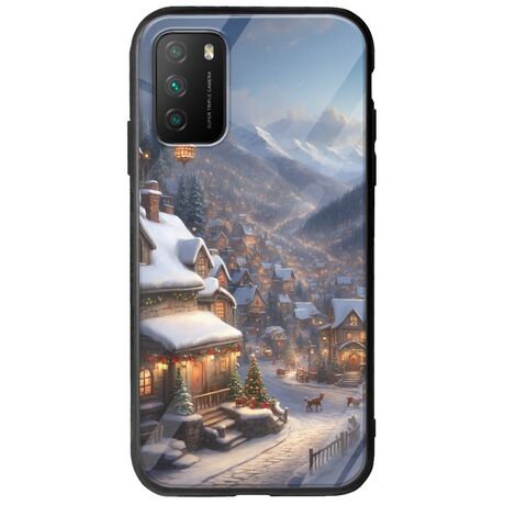 Cozy Christmas Village Xiaomi Poco M3 Groove TPU (Tempered Glass και TPU)