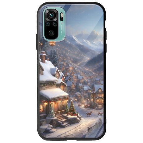 Cozy Christmas Village Xiaomi Redmi Note 10 / 10s Groove TPU (Tempered Glass και TPU)