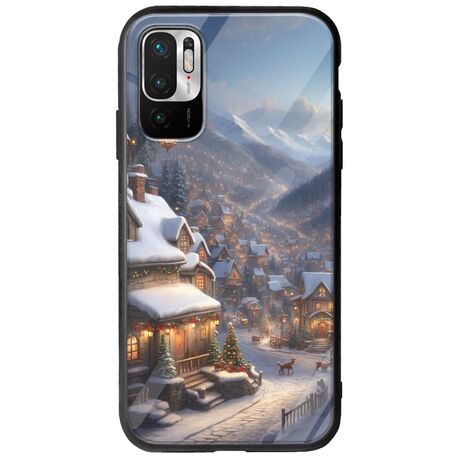 Cozy Christmas Village Xiaomi Redmi Note 10 5G Groove TPU (Tempered Glass και TPU)