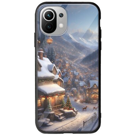 Cozy Christmas Village Xiaomi Mi 11 Lite / 11 Lite NE / 5G Groove TPU (Tempered Glass και TPU)