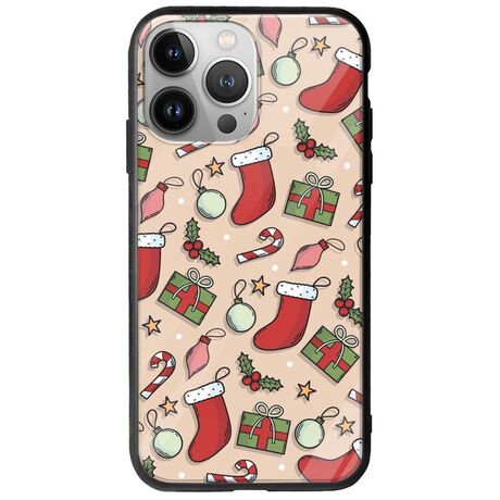 Cute Xmas iPhone 13 Pro Max Groove TPU (Tempered Glass και TPU)