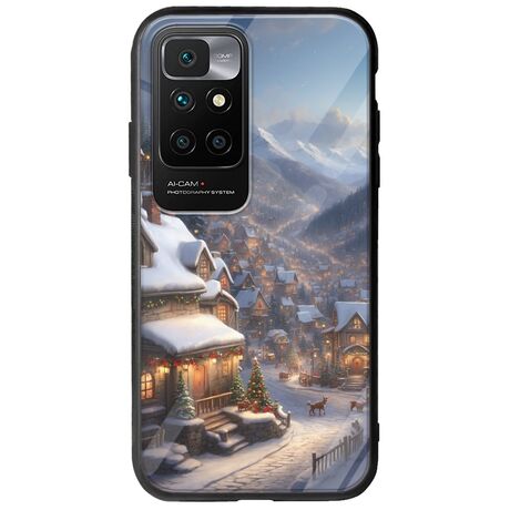 Cozy Christmas Village Xiaomi Redmi 10 Groove TPU (Tempered Glass και TPU)