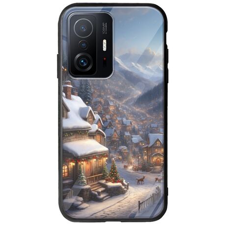 Cozy Christmas Village Xiaomi 11T / 11T Pro Groove TPU (Tempered Glass και TPU)