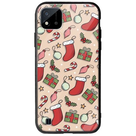 Cute Xmas Realme C11 2021 Groove TPU (Tempered Glass και TPU)