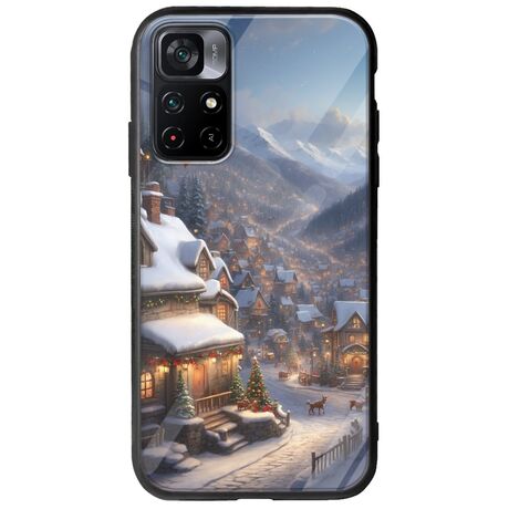 Cozy Christmas Village Xiaomi Poco M4 Pro 5G Groove TPU (Tempered Glass και TPU)
