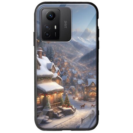 Cozy Christmas Village Xiaomi Redmi Note 12S Groove TPU (Tempered Glass και TPU)
