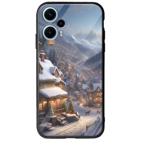 Cozy Christmas Village Xiaomi Poco F5 5G Groove TPU (Tempered Glass και TPU)