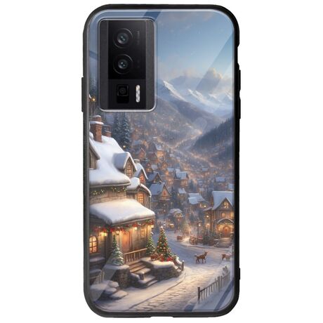 Cozy Christmas Village Xiaomi Poco F5 Pro 5G Groove TPU (Tempered Glass και TPU)