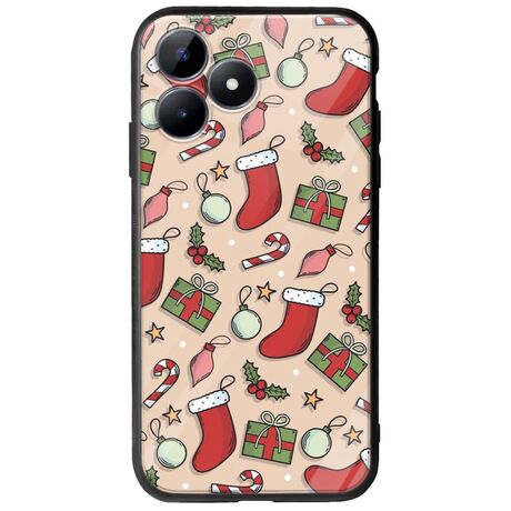 Cute Xmas Realme C51 Groove TPU (Tempered Glass και TPU)