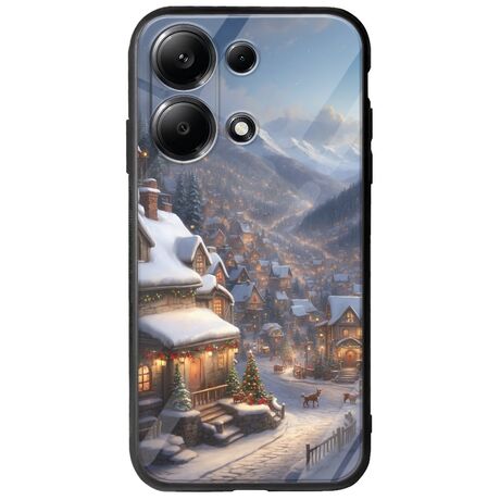 Cozy Christmas Village Xiaomi Redmi Note 13 4G Groove TPU (Tempered Glass και TPU)