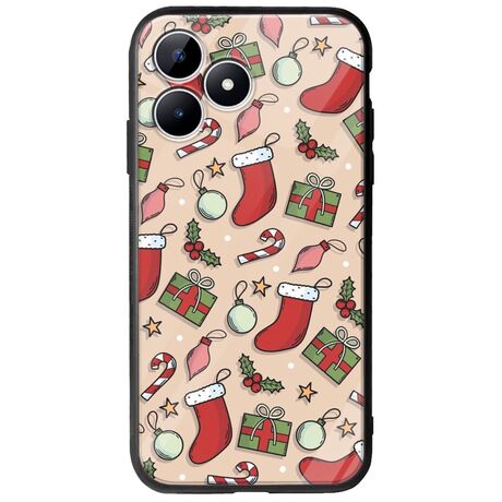 Cute Xmas Realme Note 50 Groove TPU (Tempered Glass και TPU)