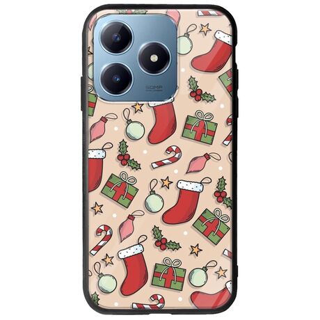 Cute Xmas Realme C63 Groove TPU (Tempered Glass και TPU)