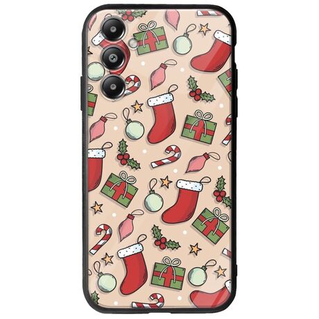 Cute Xmas Samsung Galaxy A16 4G / 5G Groove TPU (Tempered Glass και TPU)